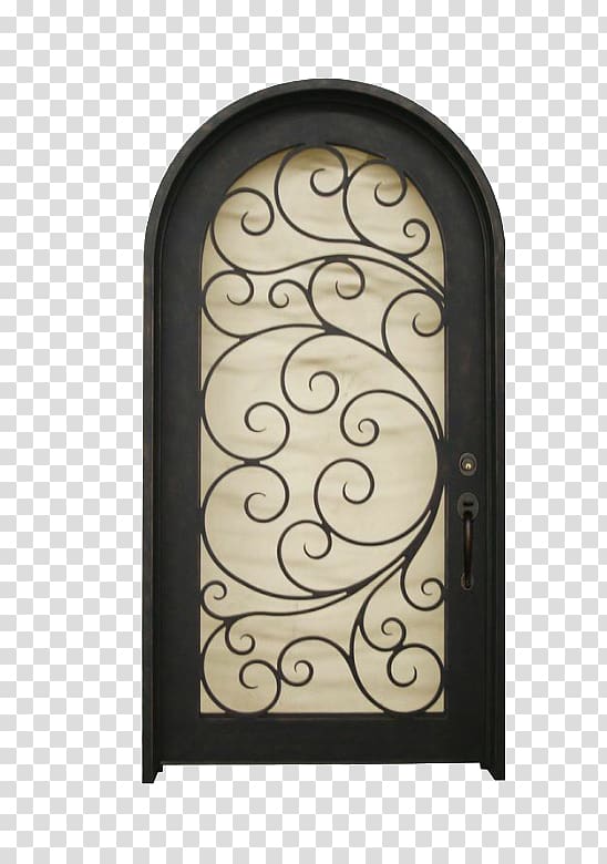 Iron Window Door Transom Gate, iron transparent background PNG clipart