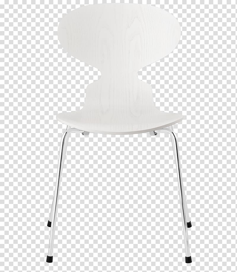 Ant Chair Table Fritz Hansen White, white ashes transparent background PNG clipart