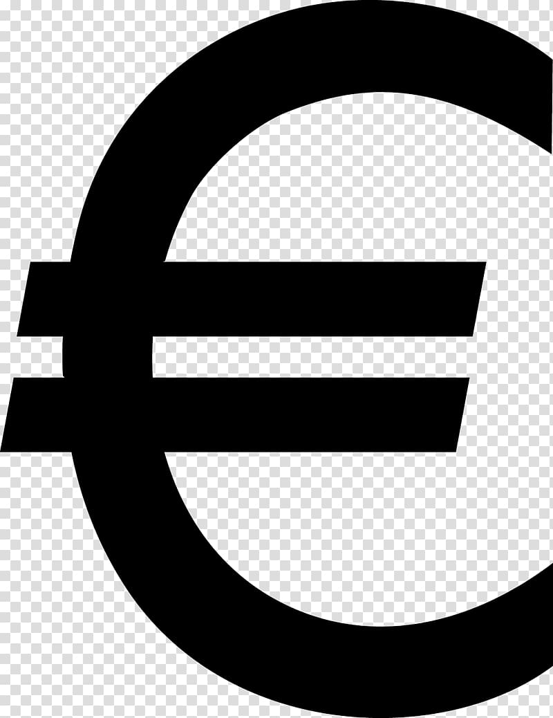 Euro sign Currency symbol , continental icon transparent background PNG clipart