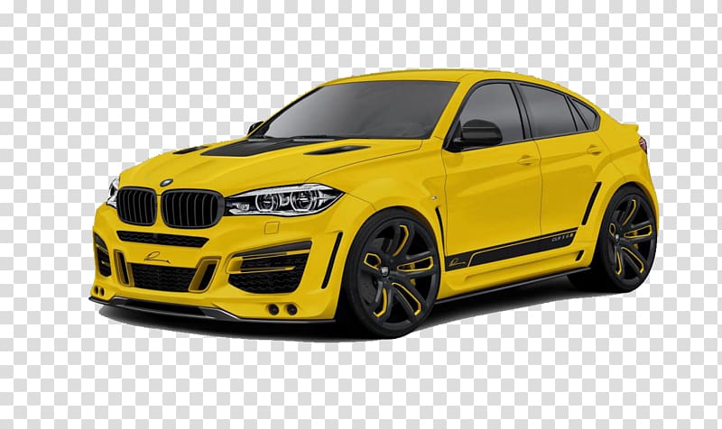 2015 BMW X6 Car tuning Sport utility vehicle, car transparent background PNG clipart