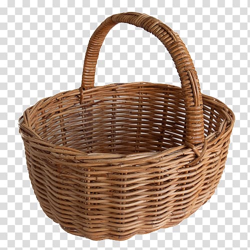 brown wicker basket, Blackwells Farm Produce & Farm Shop Egg in the basket Wicker Basket weaving, Empty Easter Basket transparent background PNG clipart
