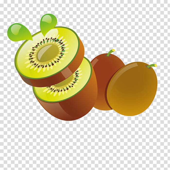 Juice Fruit salad Kiwifruit , Sliced ​​kiwi transparent background PNG clipart