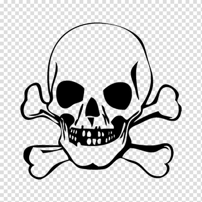 Skull and crossbones Drawing Phantom F. Harlock II Death, skull transparent background PNG clipart