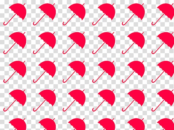 Red Leaf Heart Pattern, Red umbrella lines transparent background PNG clipart