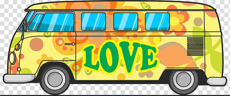 Car Van Bus Drawing, Hand-painted yellow car bus transparent background PNG clipart