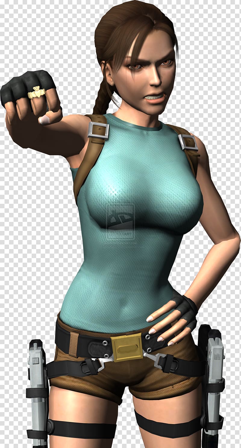 Lara Croft transparent background PNG clipart