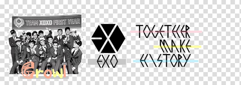 EXO Miracles in December Logo Brand, exo-k growl transparent background PNG clipart