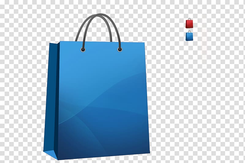 Shopping bag , Blue Business Bags transparent background PNG clipart