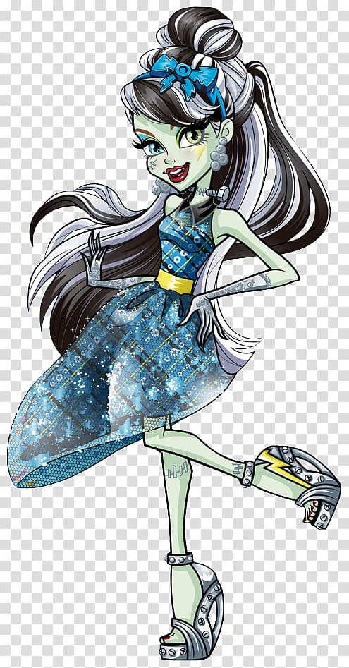Frankie Stein Monster High Cleo De Nile Doll Toy, doll transparent background PNG clipart