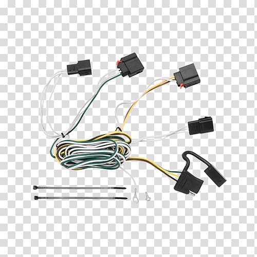 Electrical cable Electrical connector Electrical Wires & Cable Car Tow hitch, Flat Ball Hitch transparent background PNG clipart