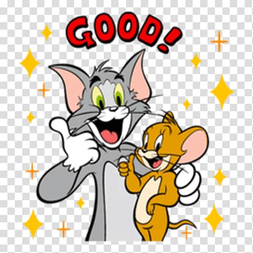 Jerry Mouse Tom Cat Tom and Jerry Sticker, tom and jerry transparent background PNG clipart