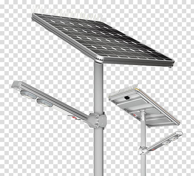 Lighting Solar lamp Solar street light Solar power, solar system transparent background PNG clipart