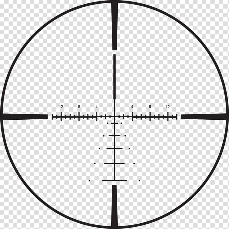 Reticle Telescopic sight Leupold & Stevens, Inc. Hunting Vortex Optics, tapered dots transparent background PNG clipart