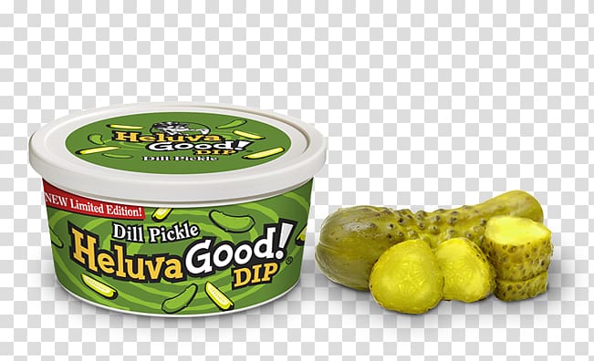 Pickled cucumber French onion dip Dipping sauce Heluva Good! Dill, dill seasoning transparent background PNG clipart