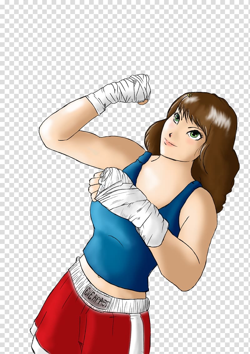 Boxing Drawing Woman Art One Piece, Boxing transparent background PNG clipart