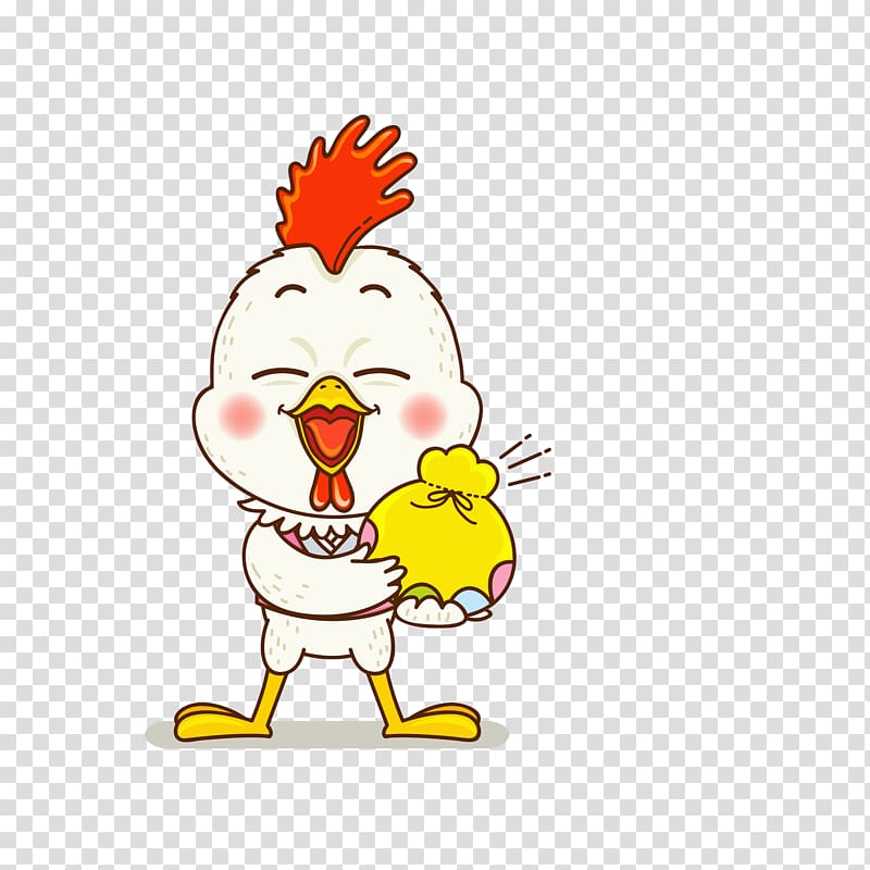 Money Gold coin , A chicken with a purse in it transparent background PNG clipart