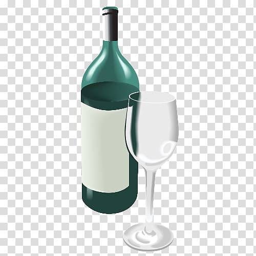 Red Wine Italian wine Bottle Wine glass, Cartoon bottle transparent background PNG clipart