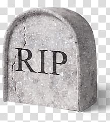gray tombstone, RIP Grave transparent background PNG clipart