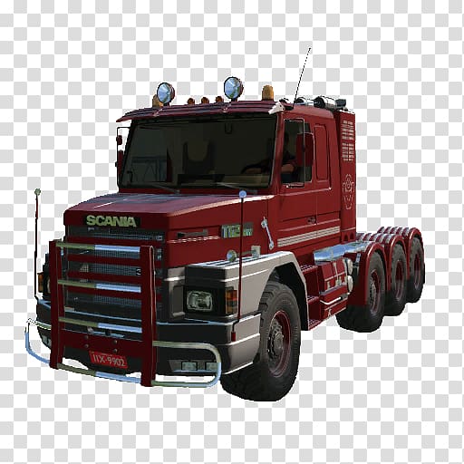 Model car Commercial vehicle Cargo Truck, Truck scania transparent background PNG clipart