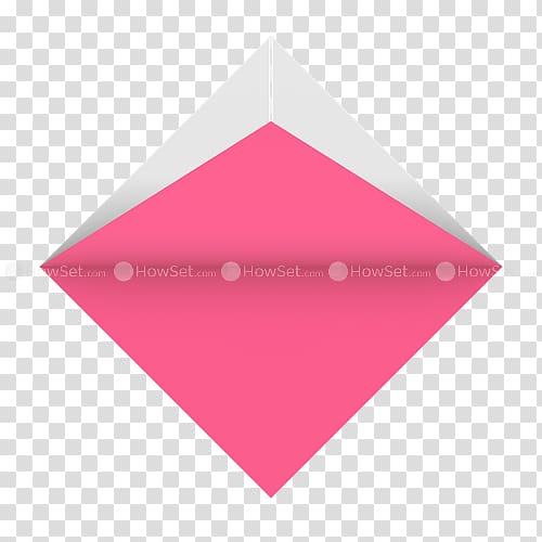 Triangle Pink M, paper heart transparent background PNG clipart