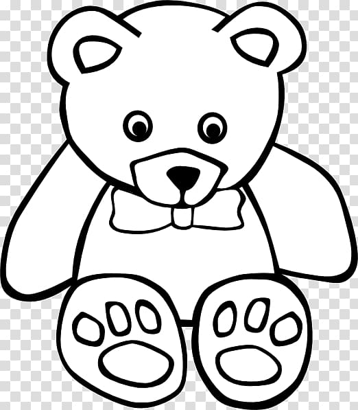 Teddy bear Drawing Free content , Outline Of A Teddy Bear transparent background PNG clipart