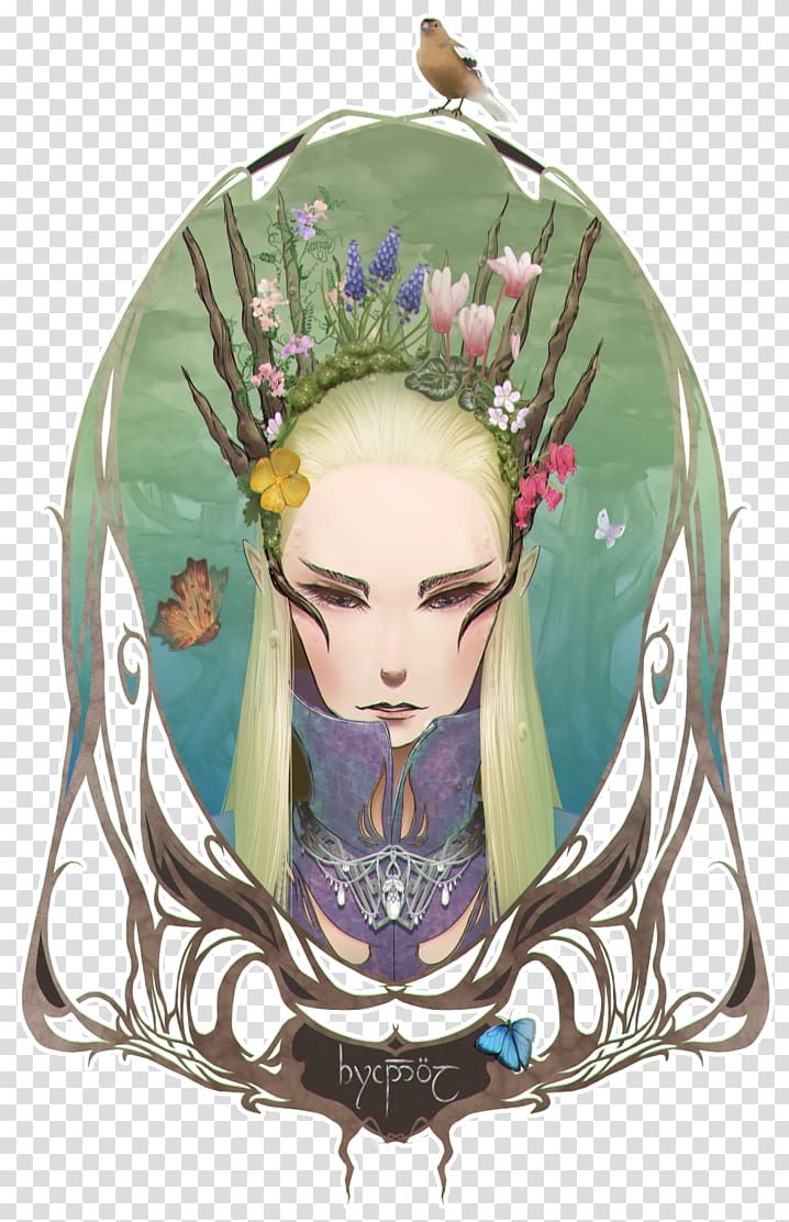 Thranduil Legolas The Lord of the Rings Elf Art, cyclamen transparent background PNG clipart