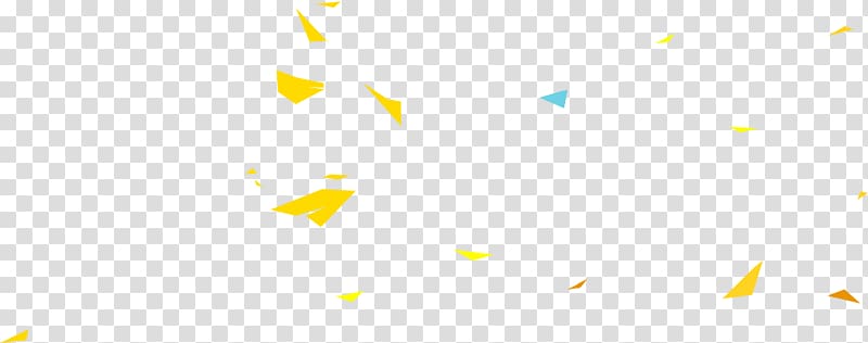Yellow Pattern, Gold confetti falling Draw transparent background PNG clipart