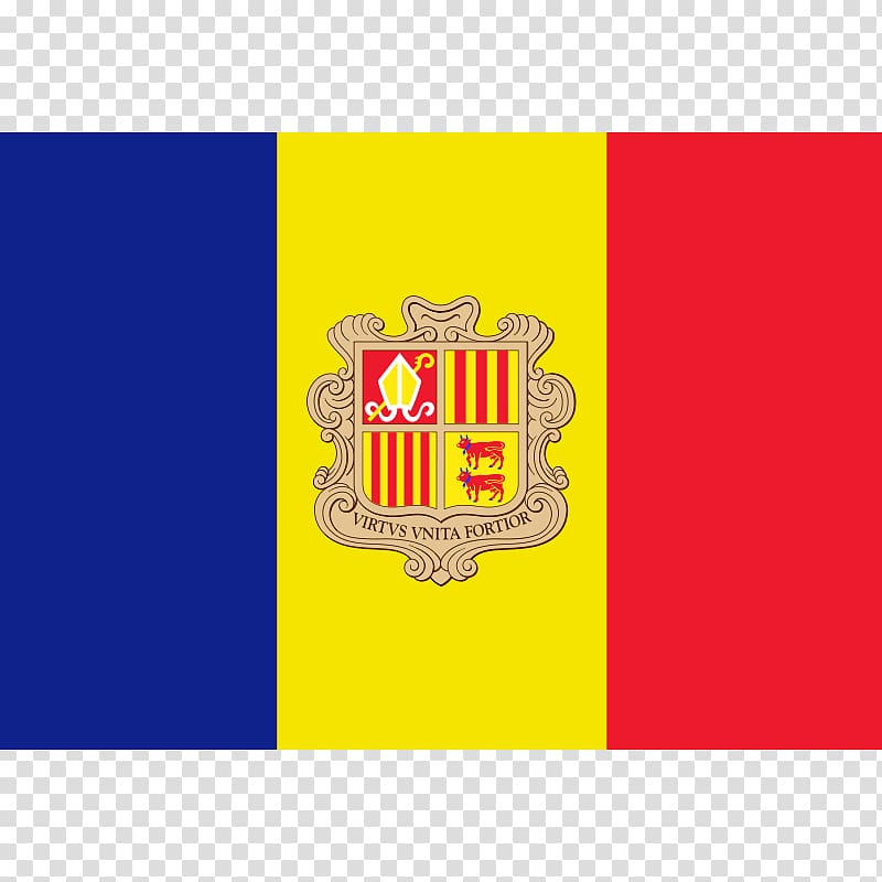 Flag of Andorra National flag Europe Flag of the Azores, Flag transparent background PNG clipart
