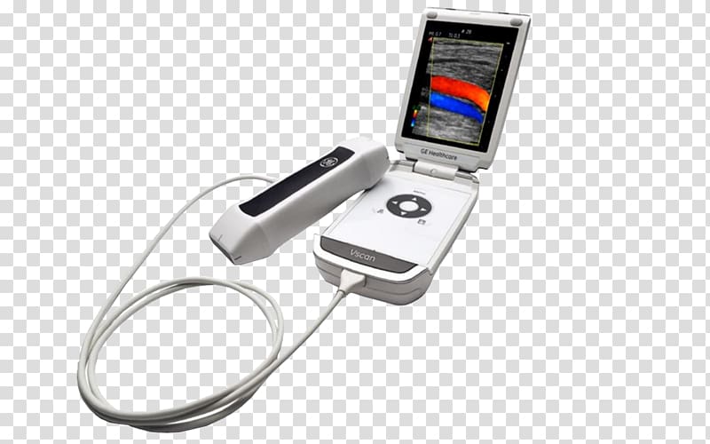 Ultrasonography Portable ultrasound Medicine Stethoscope, probe transparent background PNG clipart