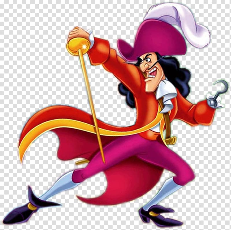 Captain Hook transparent background PNG cliparts free download