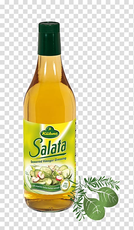 Salad Dressing Kuhne Salata, Seasoned Vinegar Dressing ( 750 ml ) Condiment, Herbal Vinegar transparent background PNG clipart