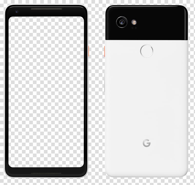 white and black Google Pixel 2 smartphone, Google Pixel Smartphone, google pixel transparent background PNG clipart