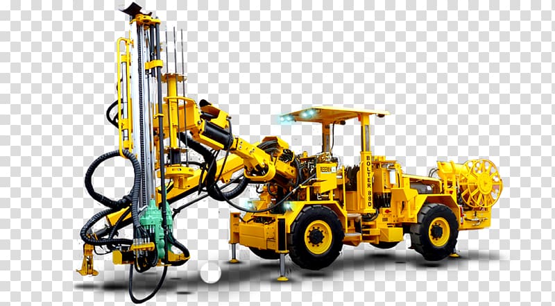 Heavy Machinery Underground mining Drilling rig, coal transparent background PNG clipart