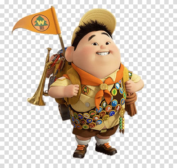 Russell Carl Fredricksen Pixar Character Costume, boy Scout transparent background PNG clipart