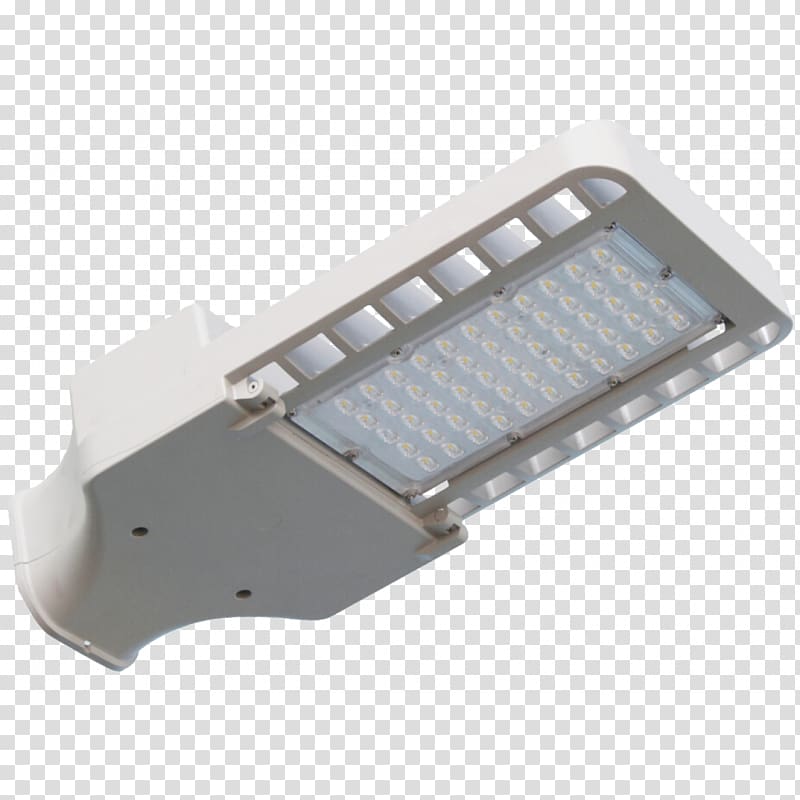 LED street light Light-emitting diode LED lamp, headlights transparent background PNG clipart