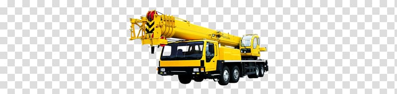 Mobile crane Tube Hydraulic machinery, crane truck transparent background PNG clipart