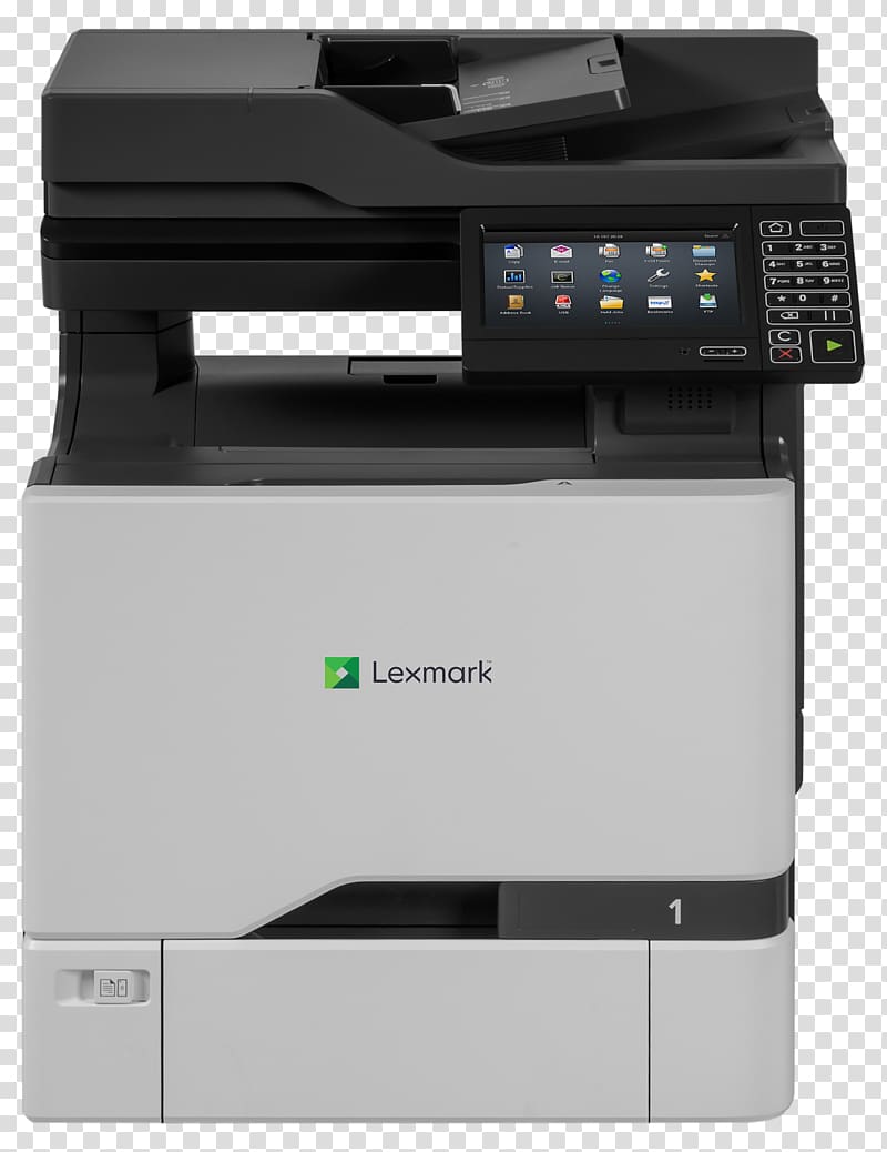 Lexmark XC4150 Multi-function printer copier, printer transparent background PNG clipart