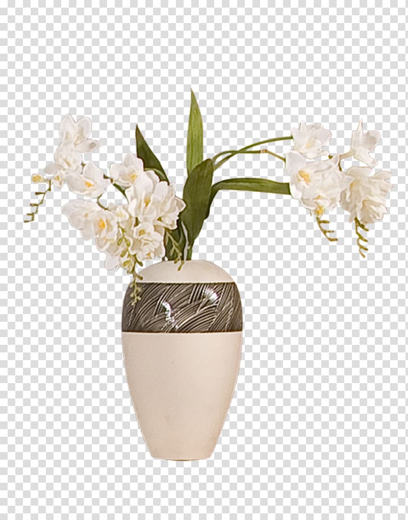 white flowers in white and black vase illustration, Vase Flower ICO, Home Decoration transparent background PNG clipart