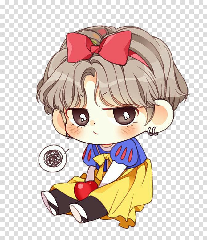 BTS Chibi Drawing K-pop Fan art, Chibi, mammal, child png | PNGEgg