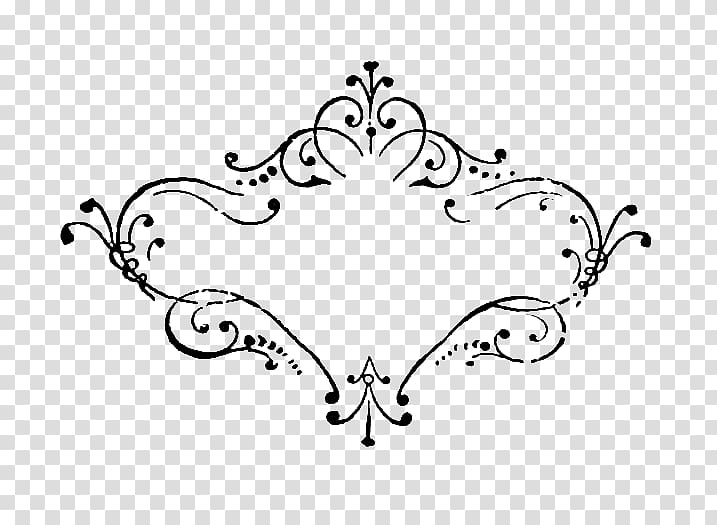 Scroll Ornament , fancy line transparent background PNG clipart