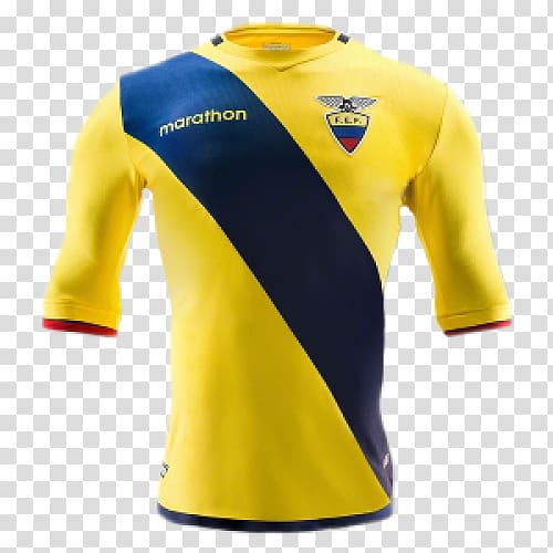 Copa América Centenario Ecuador national football team T-shirt Spain La Liga, T-shirt transparent background PNG clipart