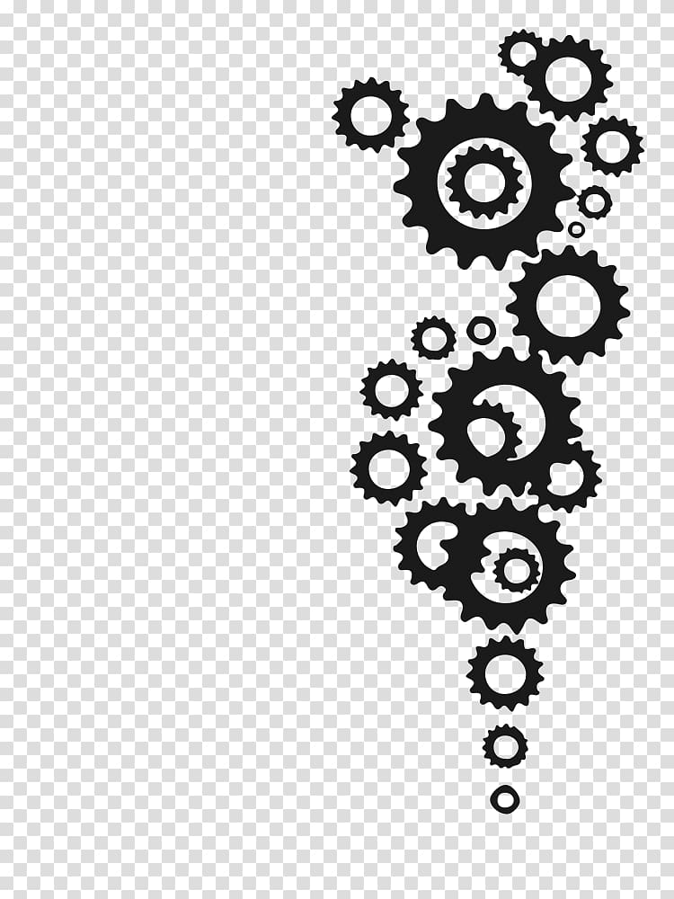 Gear Tattoo Bicycle Drawing , Bicycle transparent background PNG clipart