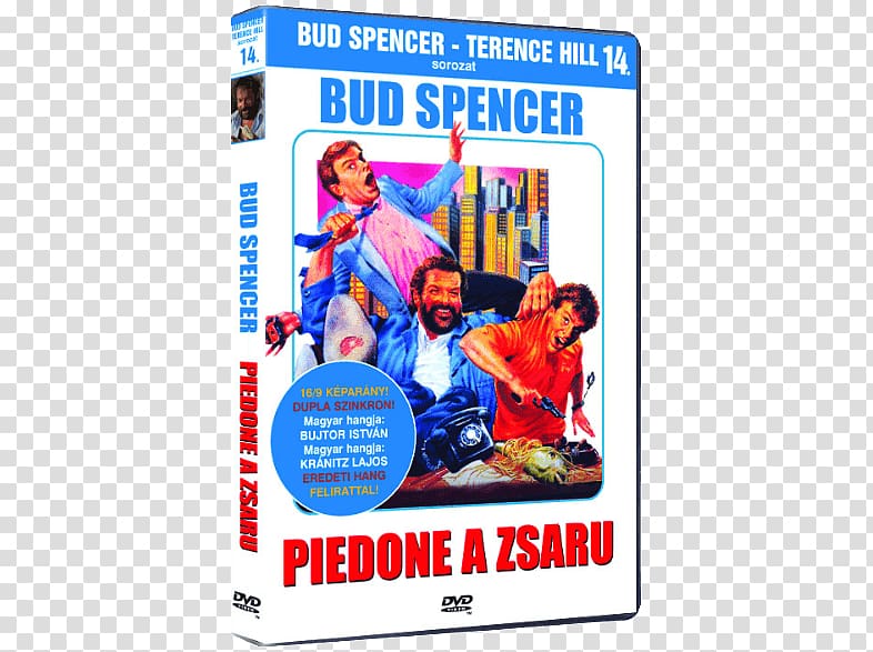 Inspector 'Flatfoot' Rizzo Parapolis Bud Spencer a Terence Hill DVD Film, dvd transparent background PNG clipart