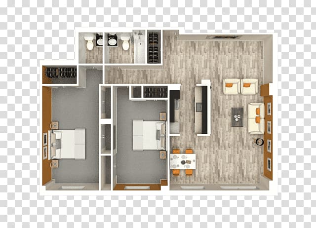 414 Flats Home Floor plan Architecture Apartment, BEDROOM TOP VIEW transparent background PNG clipart