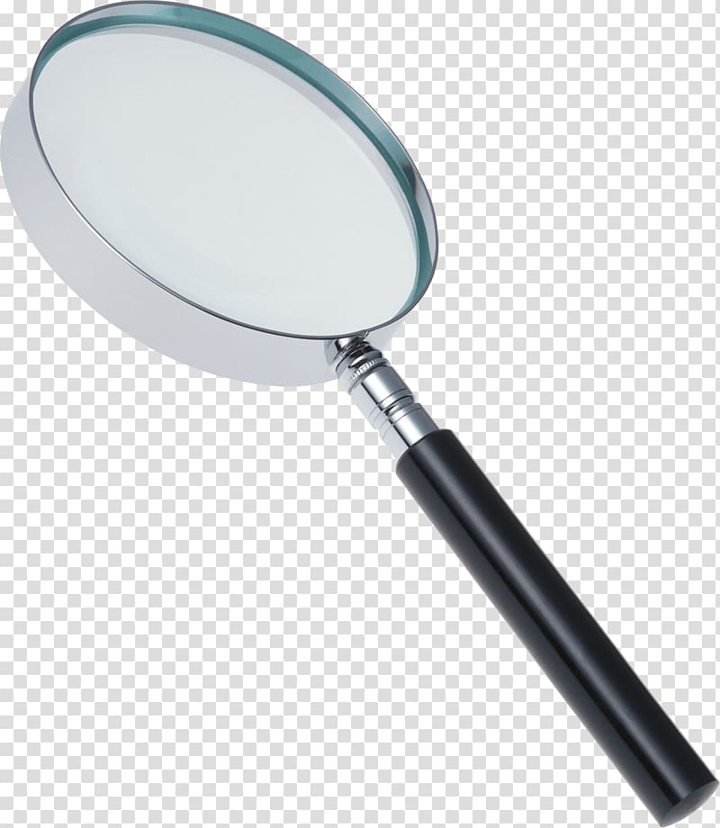 gray magnifying glass, Loupe Large transparent background PNG clipart