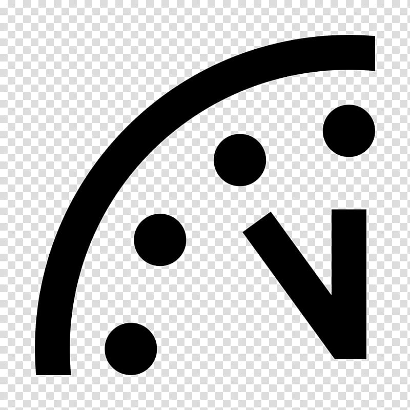 Doomsday Clock Bulletin of the Atomic Scientists Timer, clock transparent background PNG clipart