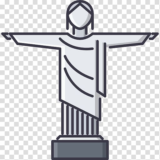 Christ the Redeemer Drawing Statue, cristo redentor transparent background PNG clipart
