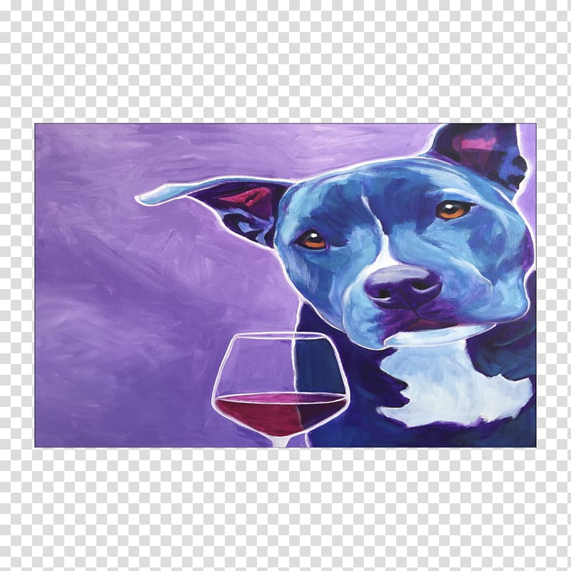 Dog breed Painting Wine Art, posters cosmetics transparent background PNG clipart