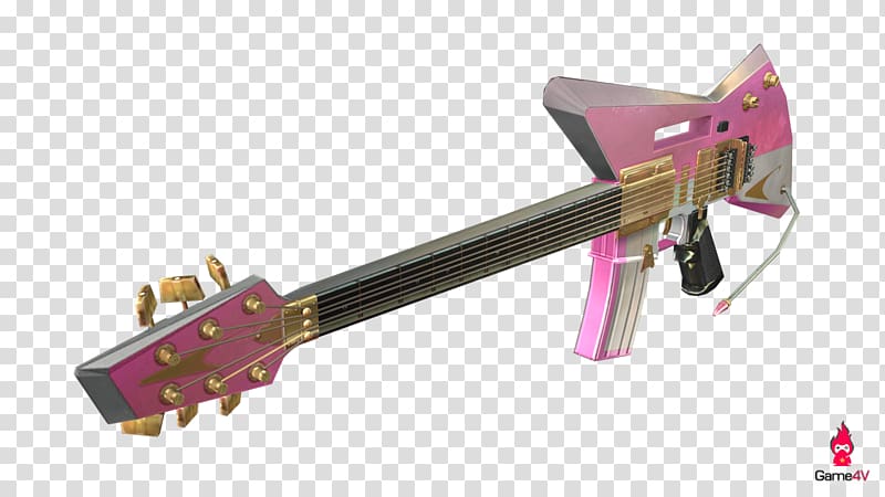 CrossFire Electric guitar Weapon M4 carbine, guitar transparent background PNG clipart