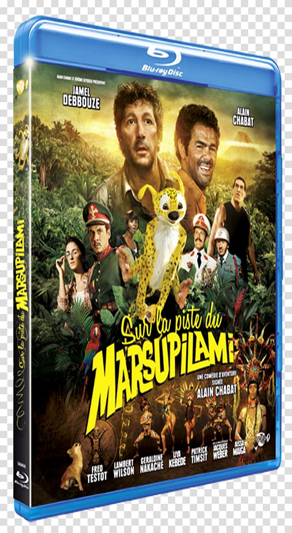 Alain Chabat Sur la piste du Marsupilami Blu-ray disc Dan Geraldo Film, dvd transparent background PNG clipart